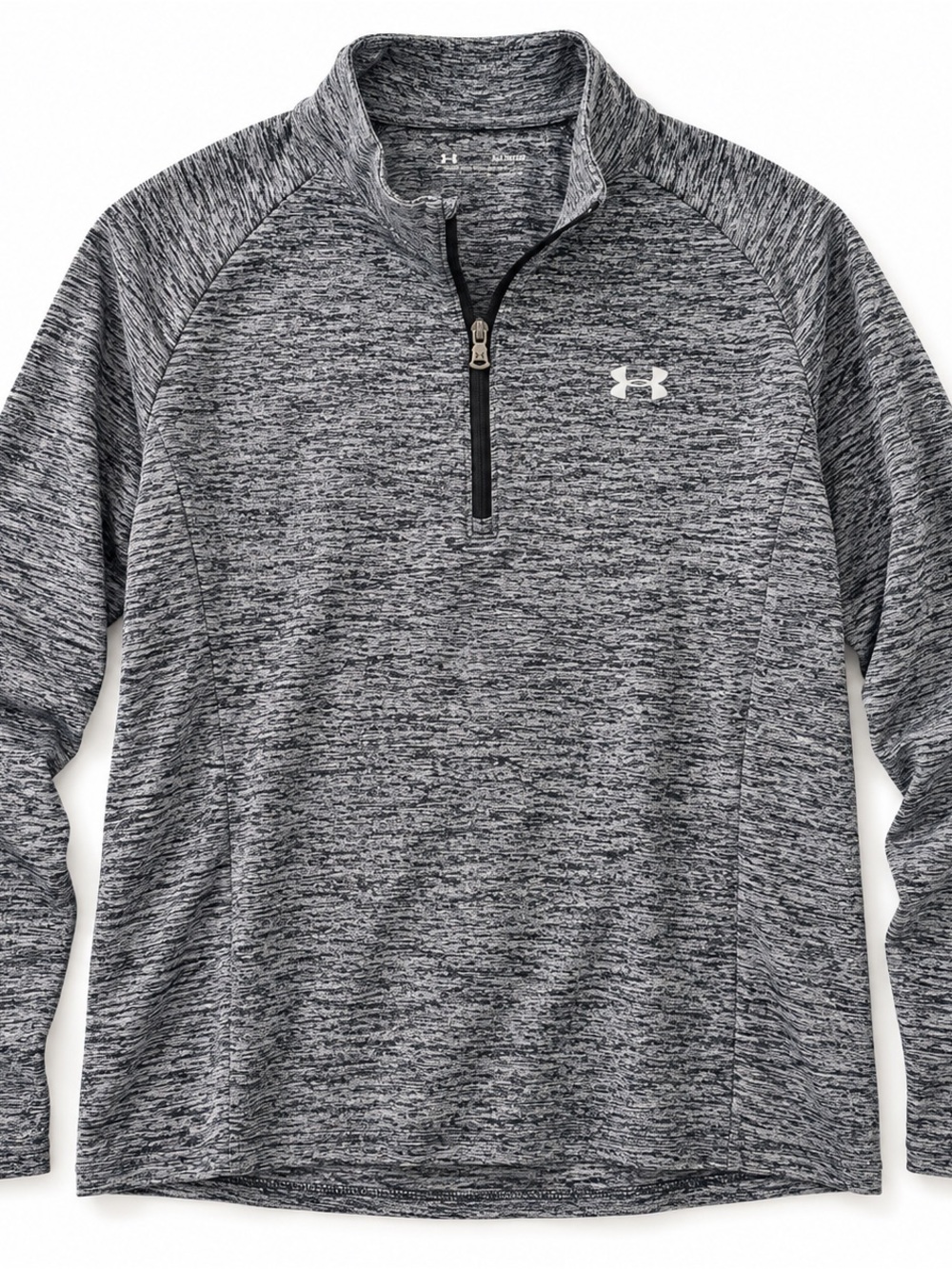 Under Armour HeatGear 1/4 Zip Pullover Grey Black XL